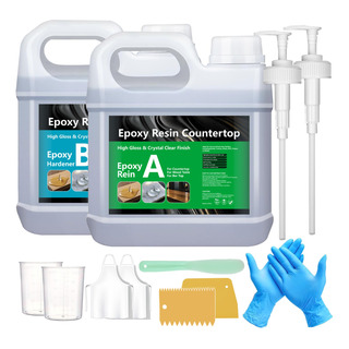 Kit De Resina Epoxi Para Mesa De 2 Litros Kit De Resina Epoxi Para Mesa De 2 Litros