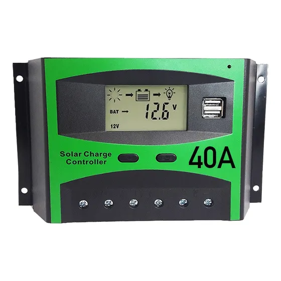 Controlador Regulador Tension Panel Solar 40amp 12v 24v Lcd