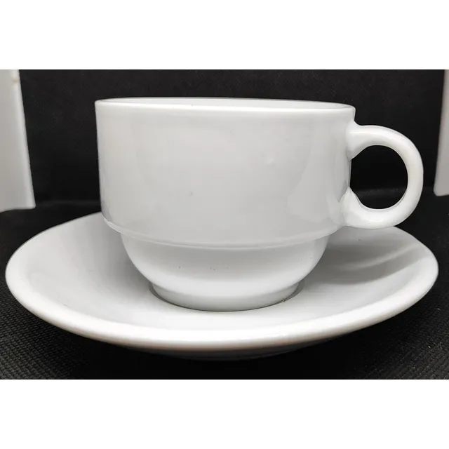 Taza Con Plato Para Café Valencia 6oz