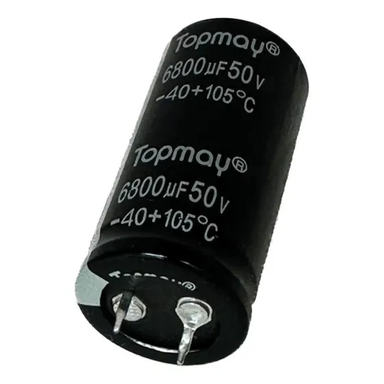 Kit 4 Pçs - Capacitor Eletrolitico 6800x50v - 6800uf X 50v