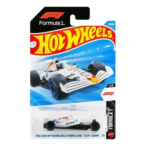 Miniatura Hot Wheels F1 para Colecionadores, Branco Mattel