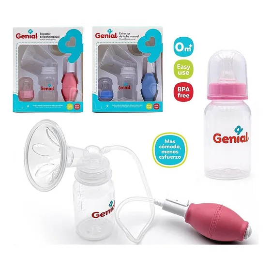 Extractor Tira Leche Manual Sacaleche Materno Bebe Kit Teter