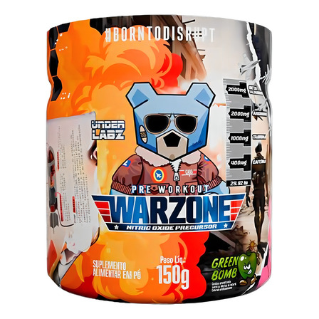 Warzone Pré-treino - 150g Green Bomb - Under Labz Warzone Pré-treino - 150g Green Bomb - Under Labz