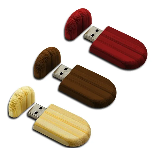 Memorias Usb 32gb Kit 15pz De Madera, Tapa Magnética Ld182