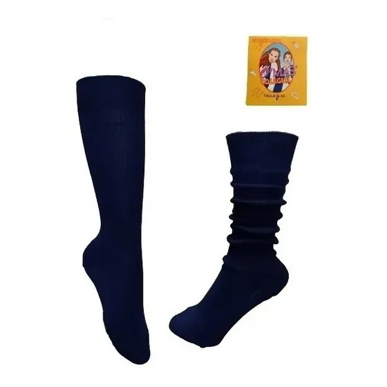 Pack 6 Pares Calceta Colegio Niña