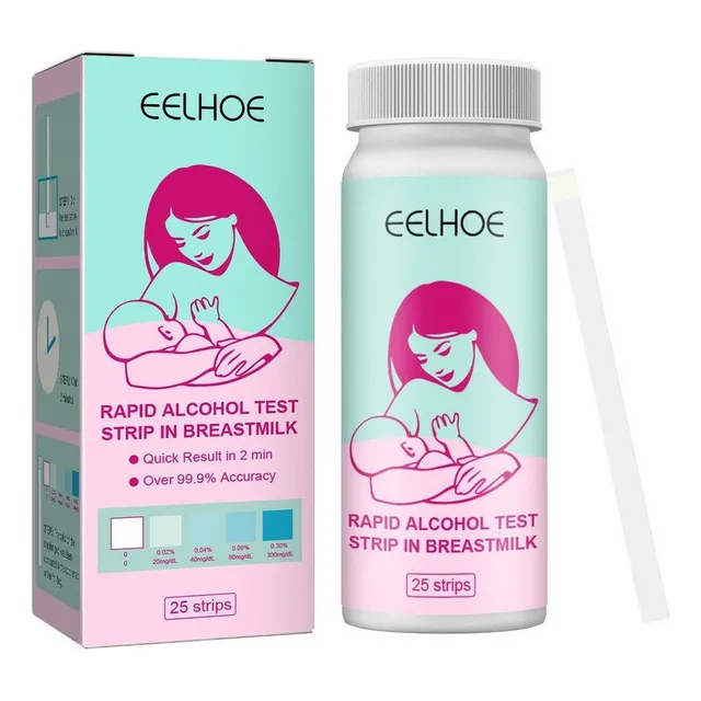 J Tira Reactiva De Alcohol En Leche Materna Eelhoe, Rápida