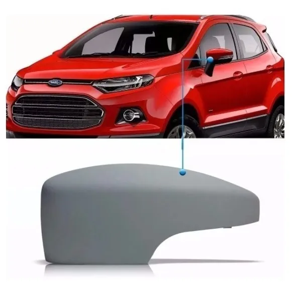 Capa Primer Com Furo Pisca Retrovisor Ecosport 2013 Em Diant