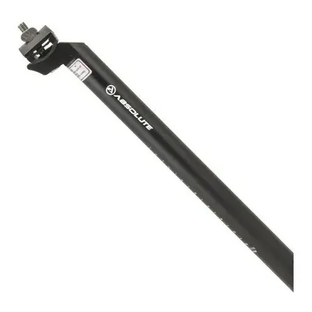 Canote De Selim Absolute 27.2 X 350mm Alumínio Preto C/ Carrinho