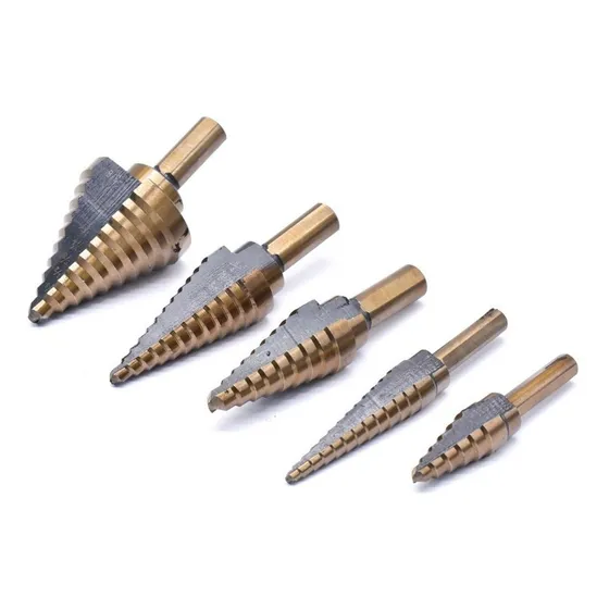 Mecha Conica 5pz Pulgadas Estuche Metalico Lh-2357