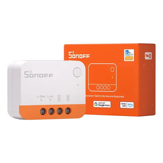 Interruptor Inteligente Zigbee Sonoff Zbmini-l 2-vías Relé