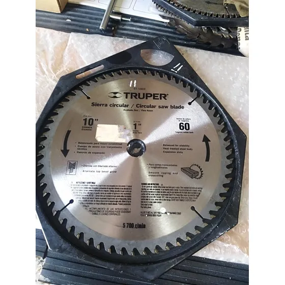 Disco Para Sierra Truper 10 PuLG, 60 Dientes Widia 