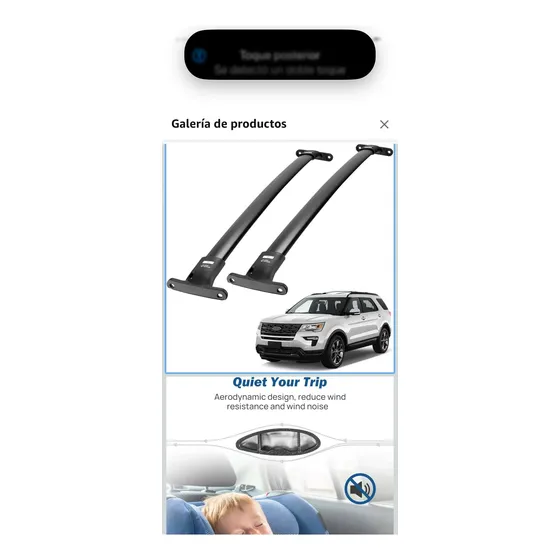 Barra Transversal Porta Equipaje Original Para Ford Explorer
