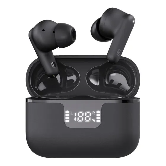 Fone De Ouvido Bluetooth Cancelamento Ativo De Ruído Geonav Cor Preto