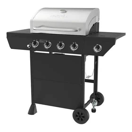 Barbacoa Parrillero A Gas Nexgril 4 Quemadores Negro Eeuu 