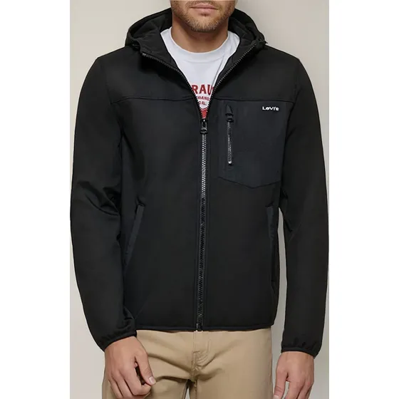  Casaca Levis  Softshell Active  Para Caballero Color Negro