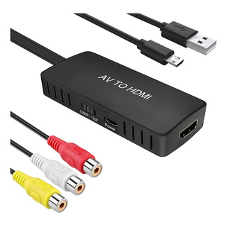 Ruipuo Convertidor Rca A Hdmi Convertidor Av A Hdmi Adaptado Ruipuo Convertidor Rca A Hdmi Convertidor Av A Hdmi Adaptado