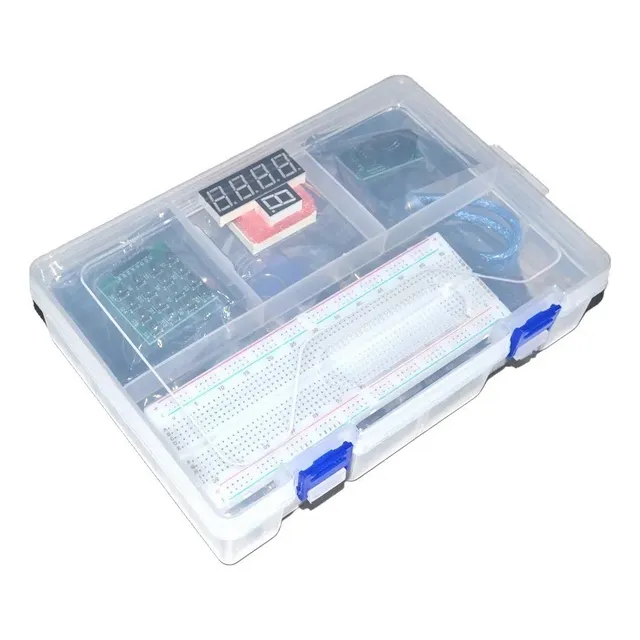 Kit Arduino Uno Aprendizaje Servomotor Sensores Protoboard