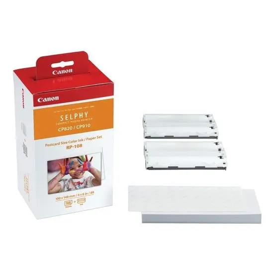 Cartucho Canon Rp-108 Para Selphy Cp100 Cp1200 Cp1300 Cp1500