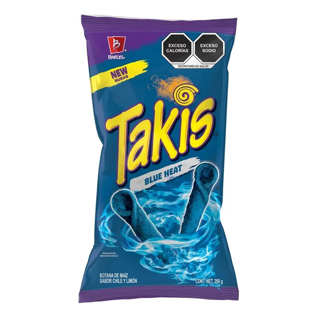 4 Pack Frituras Blue Heat Takis Barcel 200