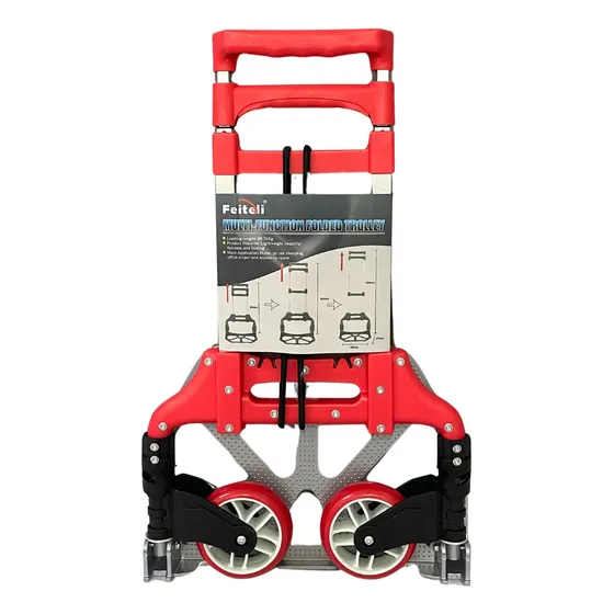 Diablo De Carga Plegable Feiteli Extensible 70 Kg Con Liga