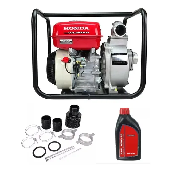 Motobomba Wl20xm Honda 5 Hp 2 Pulgadas C/sensor De Aceite