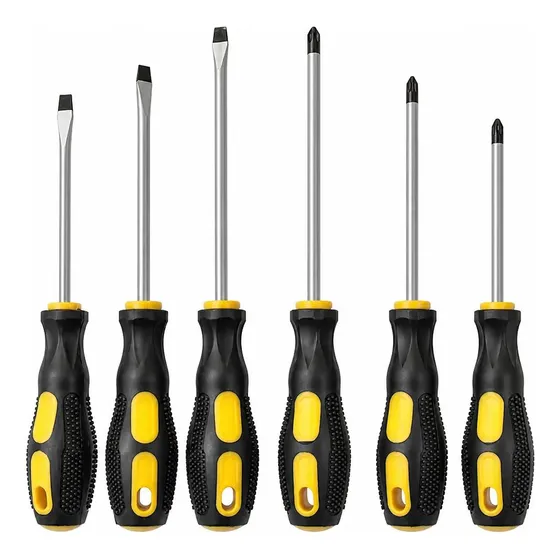 Kit 6 Chaves 3 Philips E 3 Fenda