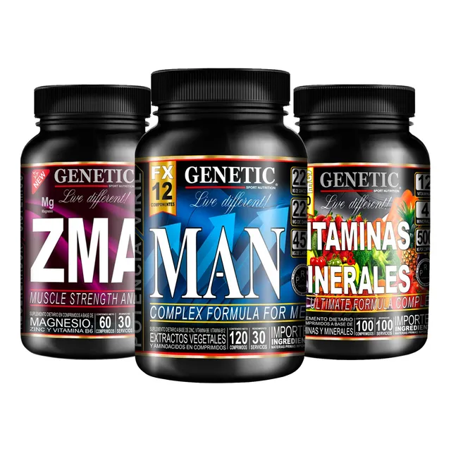 Aumenta Libido Potencia Sex Vigor Man Vitaminas Zma Genetic