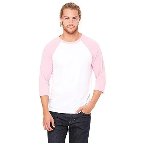 Bella Tela Unisex Camiseta De Béisbol De 3/4 De 1ay6n