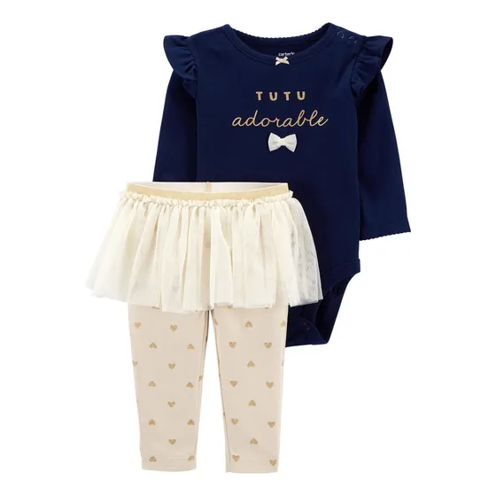Conjunto Carter's Infantil Para Niñas 24m Conjunto De Tutú