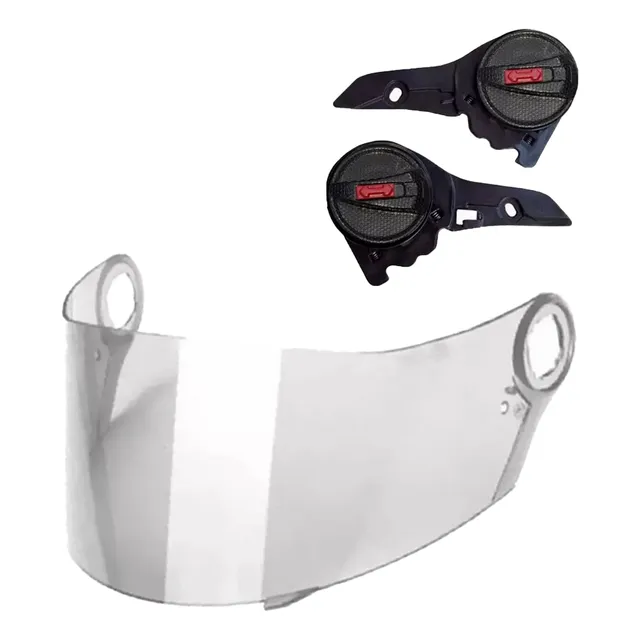 Viseira Cristal E Kit Reparo Trava Capacete Fw3 Gt Ls2 Ff358