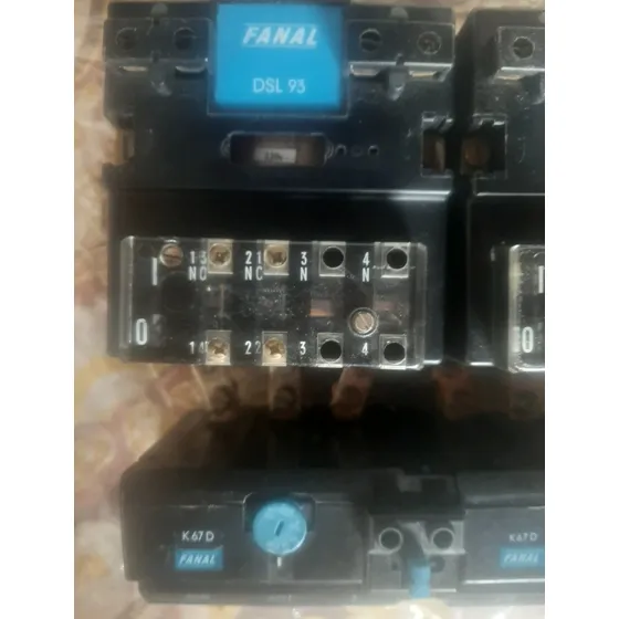 Contactor Fanal De 125amp Trifasico Y Térmico Bobina220v.