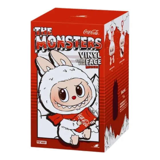Peluche Muñeco Labubu Labubu Coca Cola Blanco