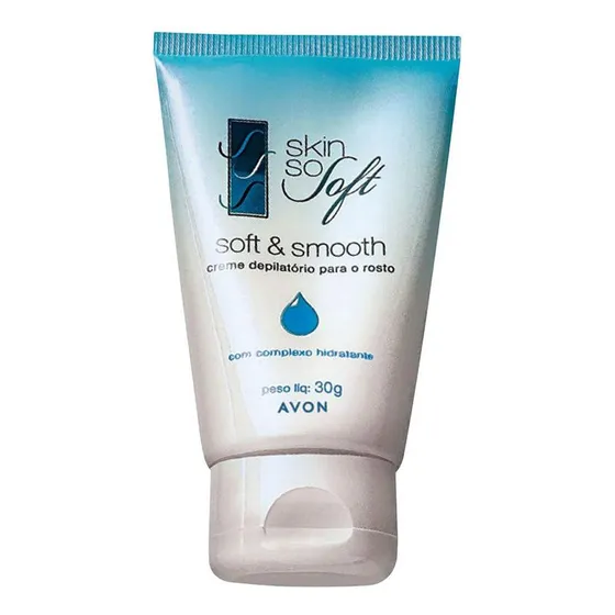 Creme depilatório Avon Skin So Soft para o rosto 30g