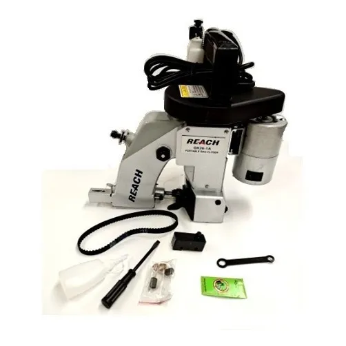 Máquina de coser cerradora Reach portable color plateado 127V