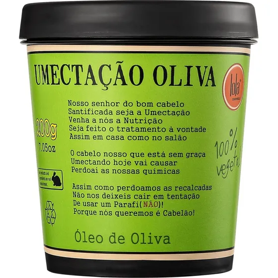 Lola Cosmetics Umectação Oliva Máscara 200g
