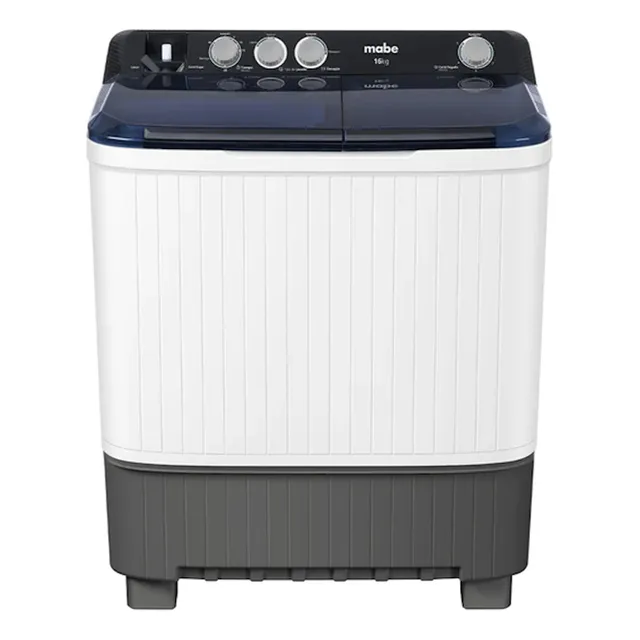 Lavadora Semiautomática Doble Tina 16kg Mabe Lmdx6124hbab0