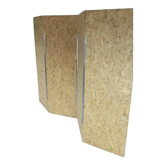 Módulos Divisorios De Placa Osb De 6 Hojas Madera