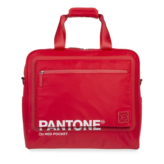 Duffle Bag De Viaje Textil Oe X Pantone Unisex Color Rojo