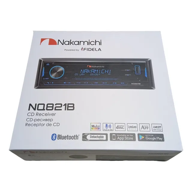 Estereo Nakamichi. Nq-821b. Multicolor. Cd/bluetooth/flac/.