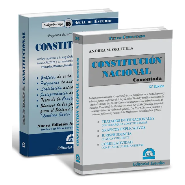 Promo: Guía De Constitucional + Constitución Comentada.
