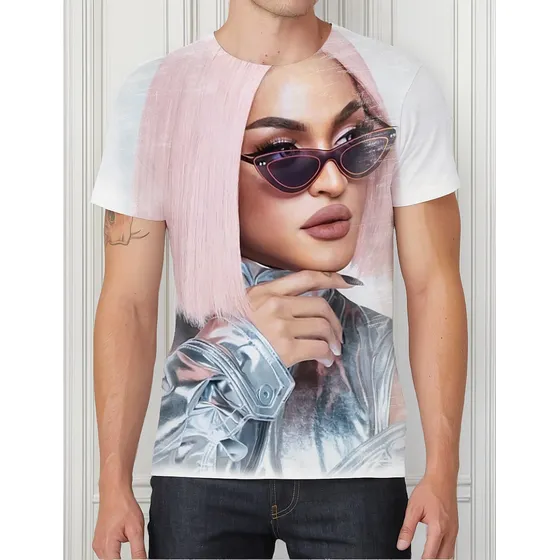 Camiseta Camisa Pabllo Vittar Cantor Álbum Show Pop Funk 02