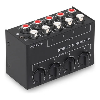 Cx400 Mini Passive Stereo Mixer Rca 4-channel Small Au-dio Cx400 Mini Passive Stereo Mixer Rca 4-channel Small Au-dio