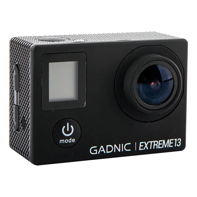 Cámara Deportiva Gadnic SX10 4K 16Mpx Pantalla Touch + Batería Color Negro
