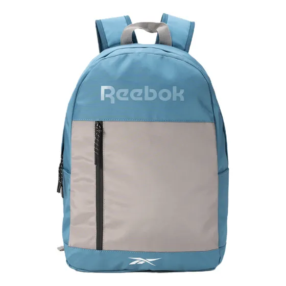 Mochila Reebok Con Bolsillo Frontal Urbana Reforzada Color Azul Diseño De La Tela Liso