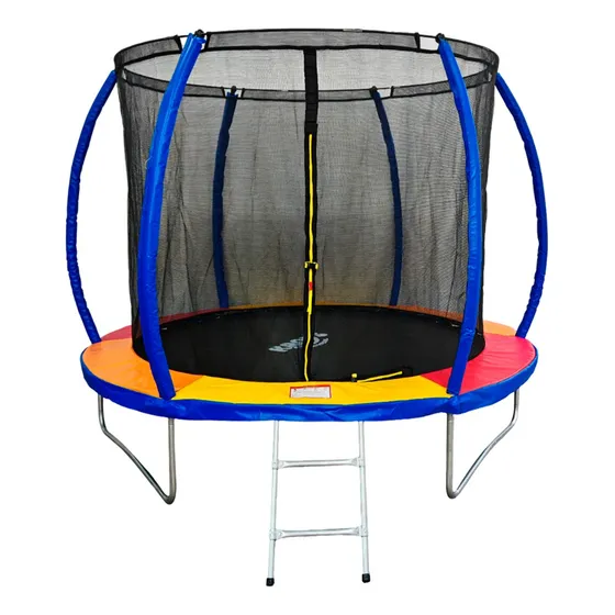 Cama Elástica Pula Pula 2,44m Grande Colorida