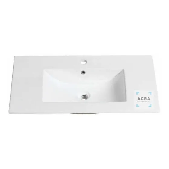 Bacha De Loza Encimera Para Baño 90 X 46 Acra