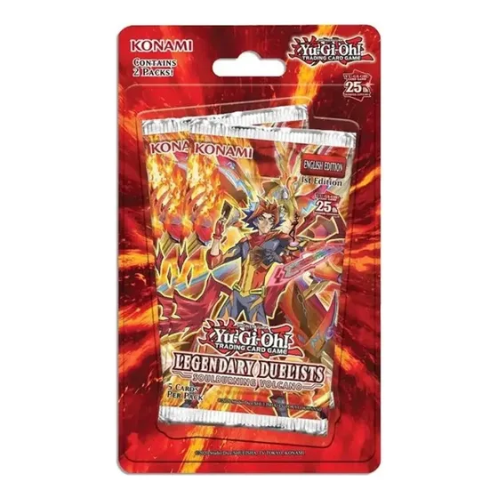 2 Pack Blister Yu-gi-oh! Legendary Duelists Soulburning Volc