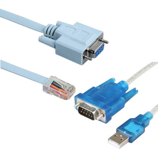 Cabo Usb X Serial 232 + Cabo Console Db9f X Rj45 Cabo Usb X Serial 232 + Cabo Console Db9f X Rj45