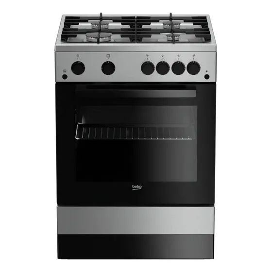  Cocina Beko Mod. Fsgt-62130 Gas 4 Hornallas Febo
