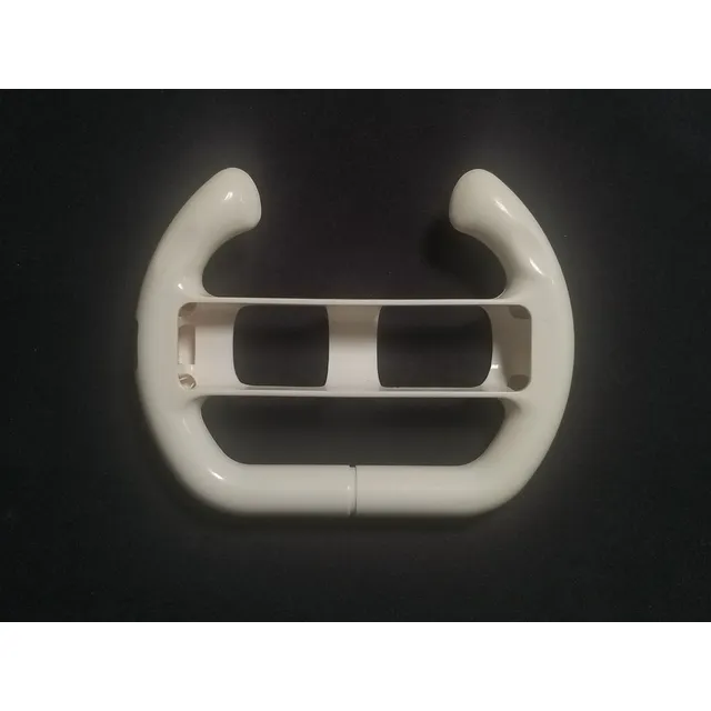 Volante Wii  Generico Blanco Para Mario Kart Carreras